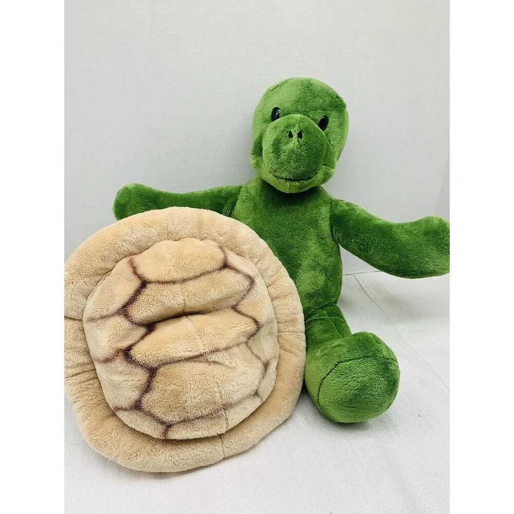 Build a Bear Trekkin Turtle Plush with Shell Backpack 17